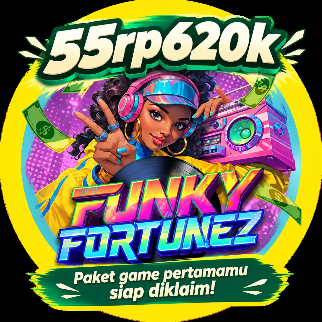 55rp620k · Funky Fortunez · Tampilan permainan